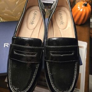 Life Stride Black Womens Loafers